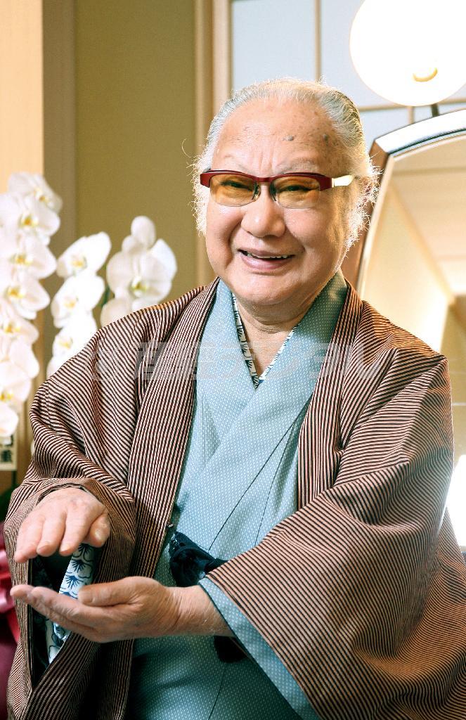 １３００回以上勤めてきたお初を、演じ納めることを明らかにした坂田藤十郎さん＝２０１４年１月２４日、東京都中央区（瀧誠四郎撮影）