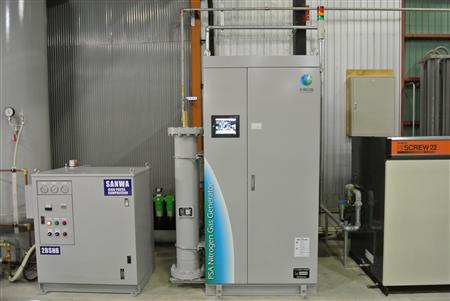 大陽日酸製、レーザ加工機専用の高純度窒素ＰＳＡ「ＬＴシリーズ」