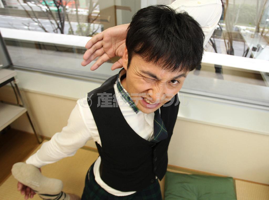 お笑いコンビ「アンジャッシュ」の児嶋一哉さん（荻窪佳撮影）