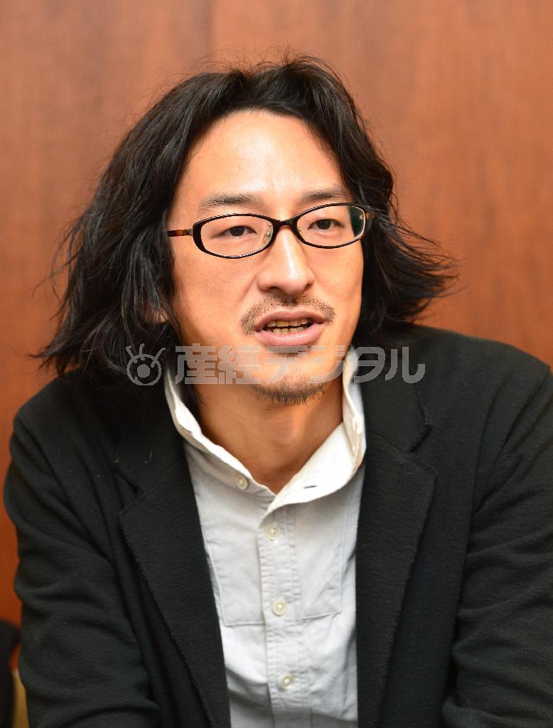 「家具をもっとみなさんの日々の生活に溶け込ませたい」と語るＫｎｏｔ（ノット）の栗山文孝社長＝２０１４年１月２０日、京都市上京区（榎本雅弘撮影）