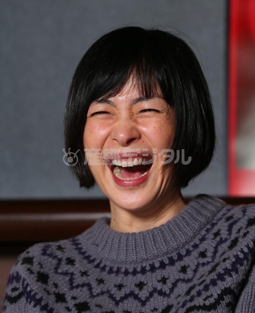 女優の西田尚美さん（小野淳一撮影）