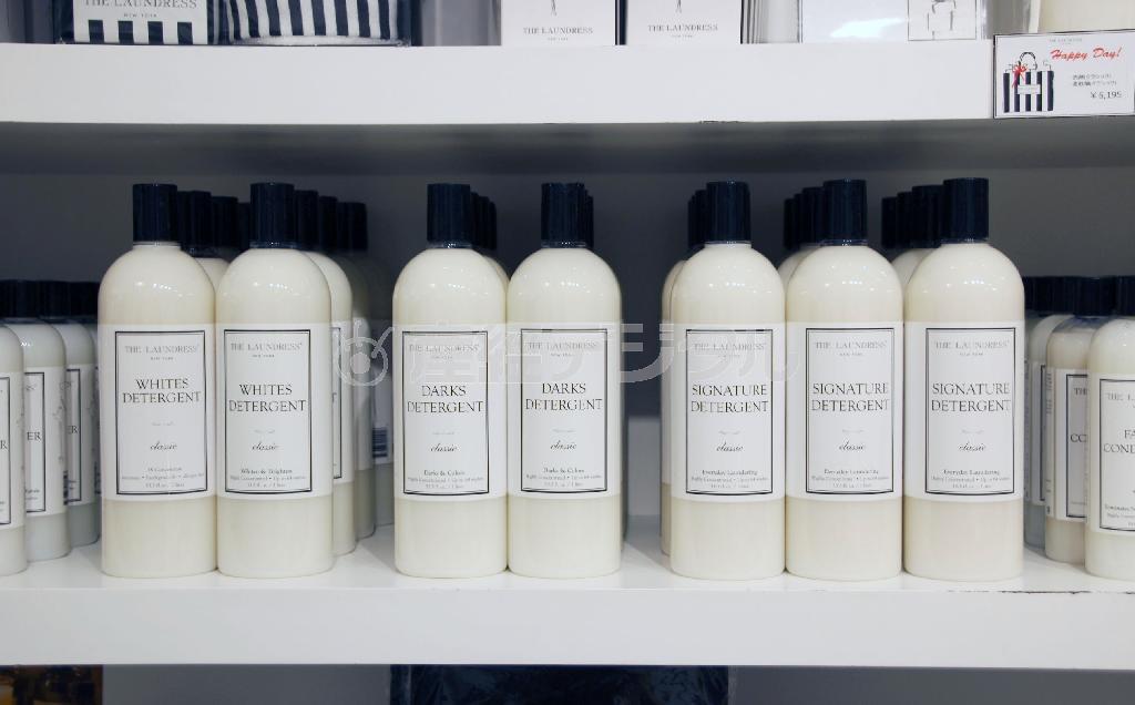 衣類の素材や用途に合わせた洗剤がそろっている