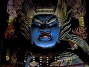 金峯山寺（きんぷせんじ）の本尊、金剛蔵王権現（こんごうざおうごんげん）の中尊（釈迦如来）（井浦新さん撮影）