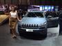 米クライスラーのＳＵＶ「ジープ・チェロキー」＝４日、ジュネーブモーターショー