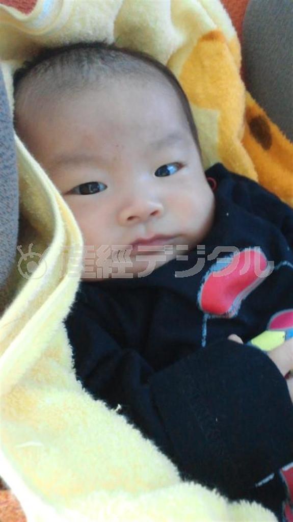 生後間もない頃の珠音（しおん）ちゃん＝２０１１年５月１７日（永沼千尋さん提供）