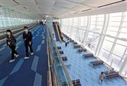 羽田空港国際線ターミナルの拡張部分が公開された＝１３日午後、東京都大田区