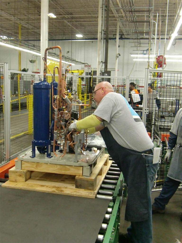 ダイキン工業の米ヒューストン工場。業務用ではダクトレス方式のエアコンの生産を開始した（同社提供）