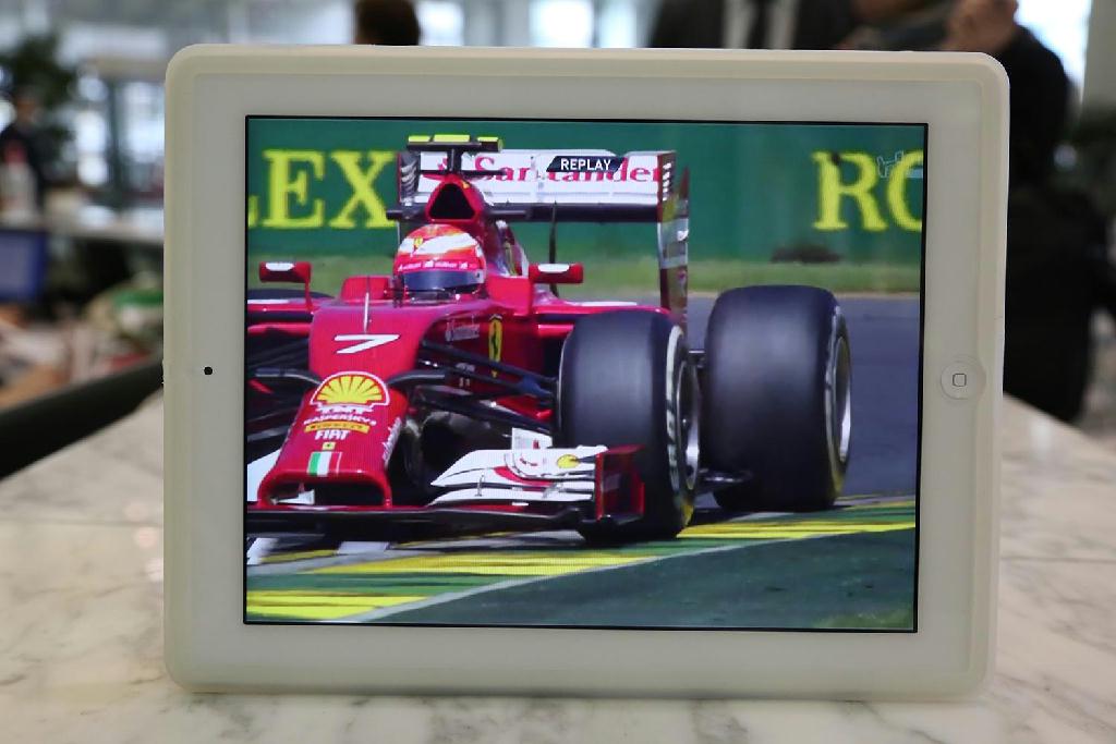 タブレットで表示した「フジテレビＮＥＸＴｓｍａｒｔ」の画面