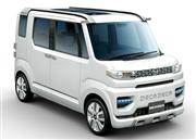 ダイハツ工業が試作した新たな軽自動車。高さが１８５センチと従来の背高ワゴンより１０センチ高い（同社提供）