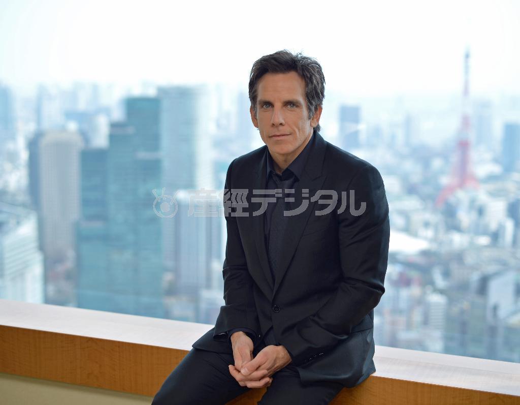 映画「ＬＩＦＥ！」で監督、主演、共同プロデューサーを務めたベン・スティラーさん＝２０１４年３月１８日、東京都港区（原田史郎撮影）