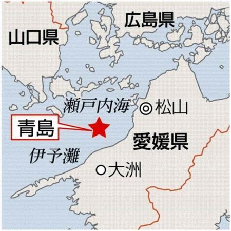 愛媛県大洲市長浜町の青島