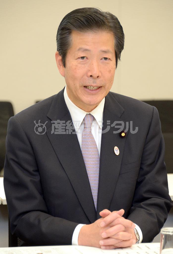 ＡＳＥＡＮ各国常駐代表と会談する公明党の山口那津男（なつお）代表＝２０１４年３月２４日午後、衆院第２議員会館（酒巻俊介撮影）