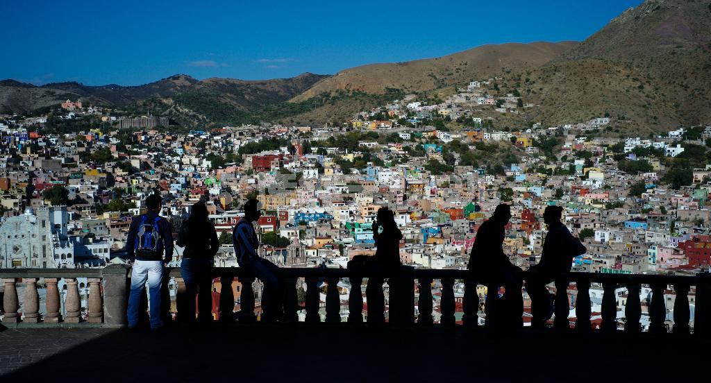 カラフルに塗られた街並みが観光名所のグアナファトは、街全体がユネスコの世界文化遺産に登録されている。サン・ミゲル・デ・アジェンデ同様、外国人移住者の姿もよく見かける＝メキシコ（緑川真実さん撮影）