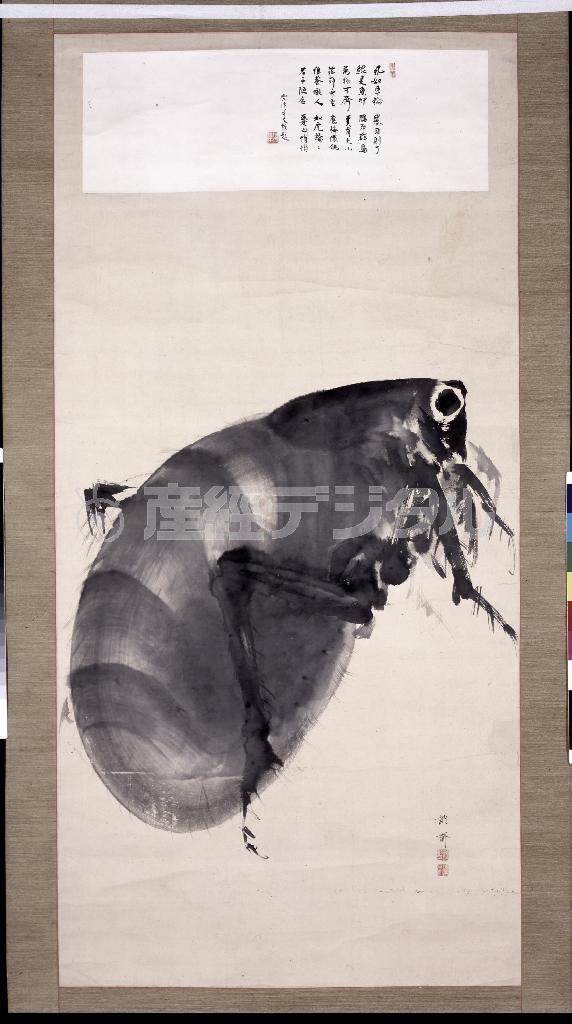 「蚤図」山田訥斎＿１９世紀＿個人蔵（サントリー美術館提供）