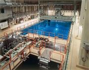 燃料プールで保管される使用済み核燃料＝関西電力大飯原発３号機