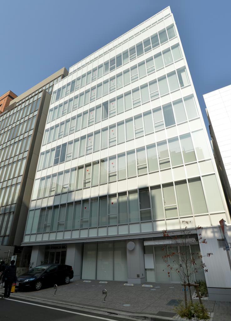 仮想通貨「ビットコイン」の取引運営会社「マウントゴックス」が入っていたビル＝２月２６日、東京都渋谷区