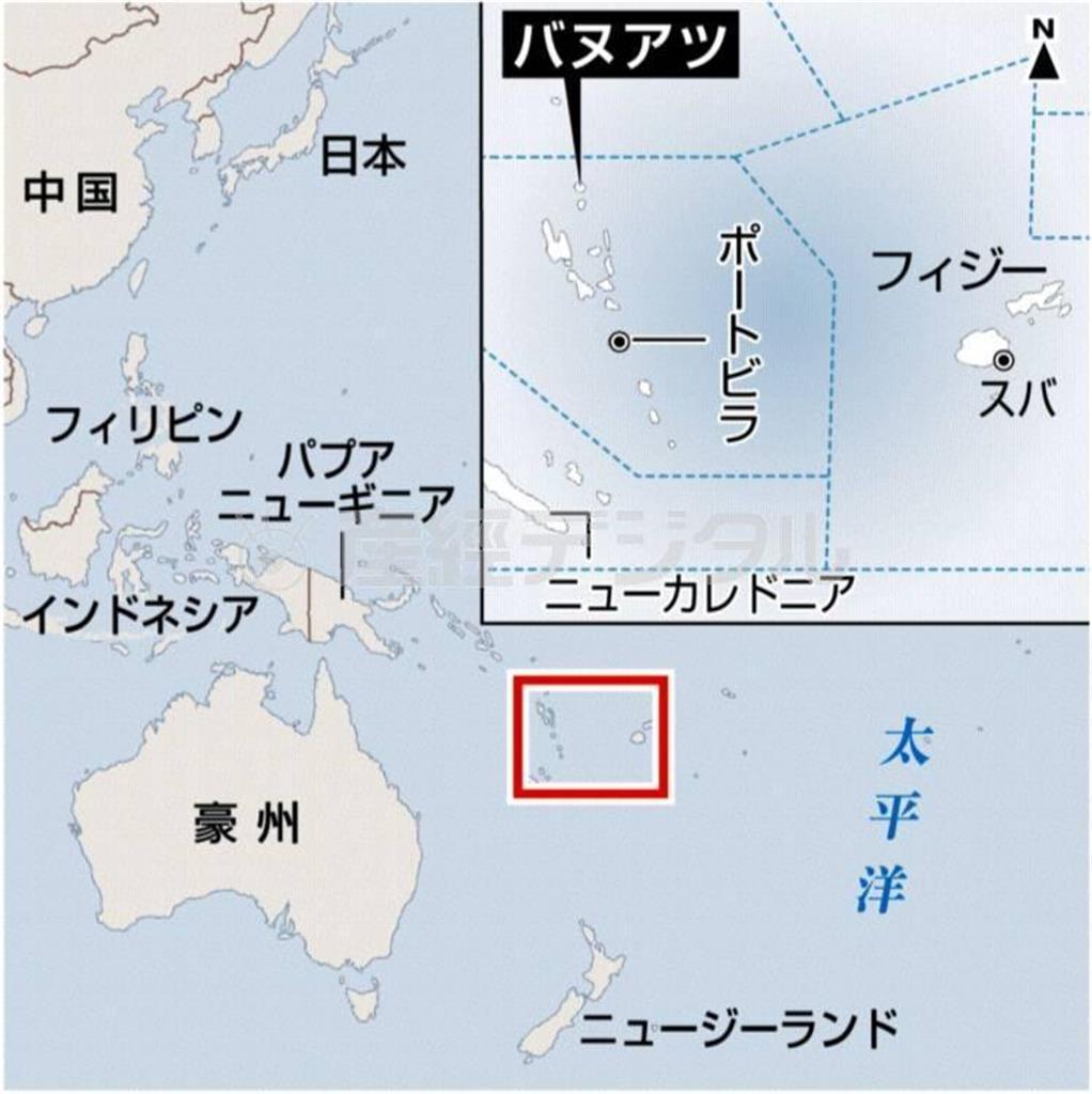 バヌアツ・首都ポートビラ（エファテ島）