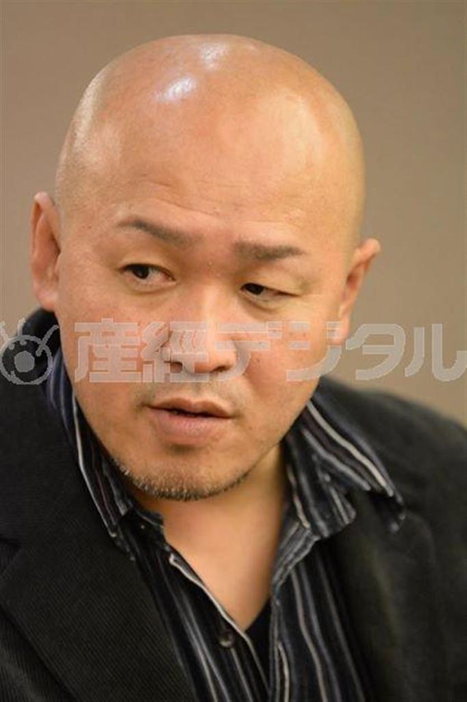 イベント「ＡＬＬ＿ＪＡＰＡＮ＿プロジェクト＿２０１４」四国支部長の藤田誠司氏＝２０１４（平成２６）年（流通経済大学＿有志学生記者、星和希撮影）