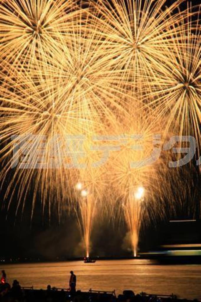 イベントでは、日本が誇る花火も打ち上げられる（流通経済大学＿有志学生記者、星和希撮影）