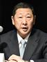記者会見する西武ホールディングスの後藤高志社長＝２３日午後、東京都港区