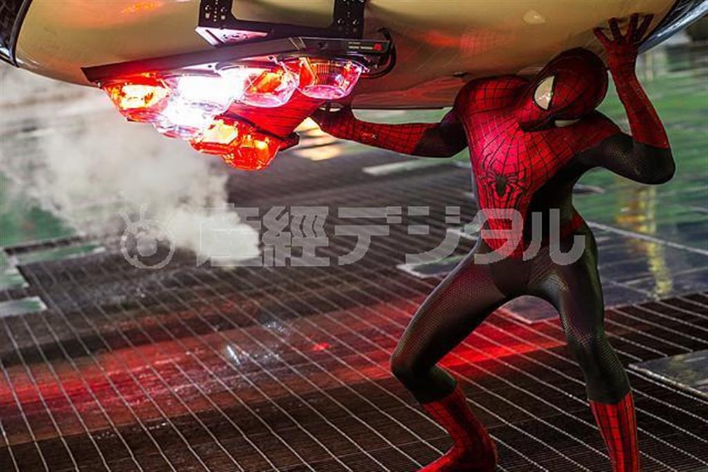 【かざすンＡＲ（視聴無料）】映画「アメイジング・スパイダーマン２」（マーク・ウェブ監督）。４月２５日公開（マンハッタンピープル提供）。Ｓｐｉｄｅｒ－Ｍａｎ＿ａｎｄ＿ｒｅｌａｔｅｄ＿ｃｈａｒａｃｔｅｒｓ＿ａｎｄ＿ｅｌｅｍｅｎｔｓ：ＴＭ＿＆＿（Ｃ）２０１４＿Ｍａｒｖｅｌ．