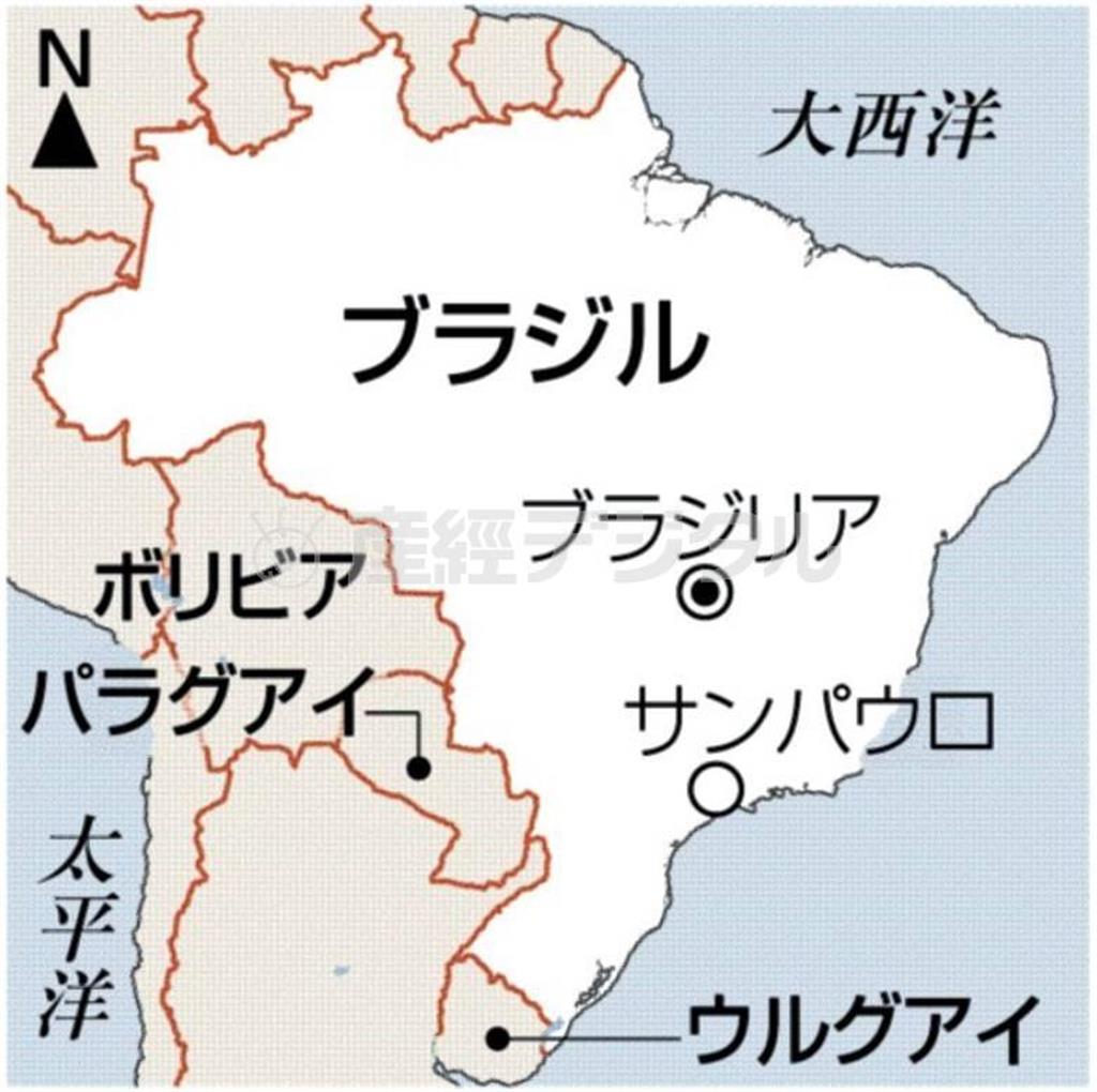 ブラジル・首都ブラジリア、サンパウロ