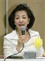 改憲派の集会で発言するジャーナリストの桜井よしこさん＝３日午後、東京・平河町