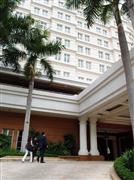 ＴＰＰ首席交渉官会合が開かれたベトナム・ホーチミンのホテル＝１５日（共同）