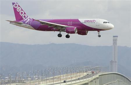 ピーチ・アビエーション機＝関西空港