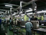 グループ会社フューチャー・エコロジーの家電リサイクル工場＝東京都大田区