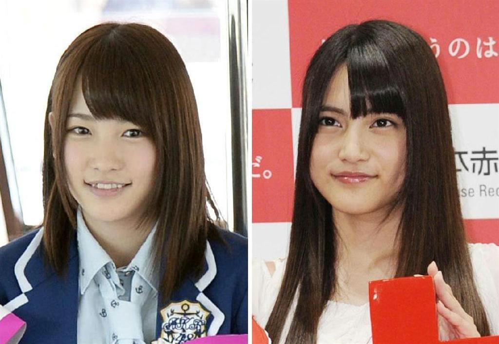 川栄李奈さん（左）と入山杏奈さん（右）