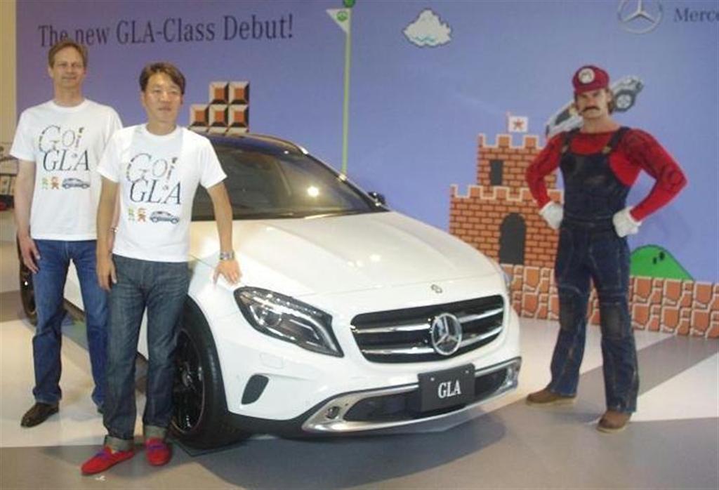 「ＧＬＡ」シリーズのＣＭには、あの人気ゲームキャラも登場する＝２９日、東京都港区