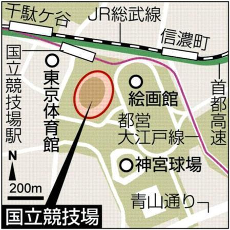 東京都新宿区・国立競技場