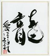美容家、ＩＫＫＯ（いっこー）さんの書道作品「龍」（提供写真）。（Ｃ）ＩＫＫＯ