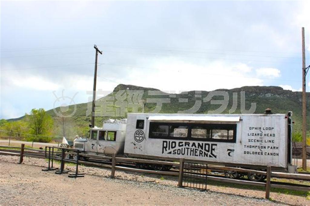 ゆっくり走行する“グース”。 乗車時間は５分足らず