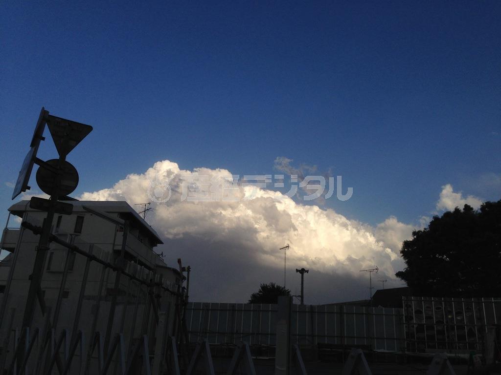 梅雨の真ん中で５月の青空を懐かしむ（長塚圭史さん撮影）