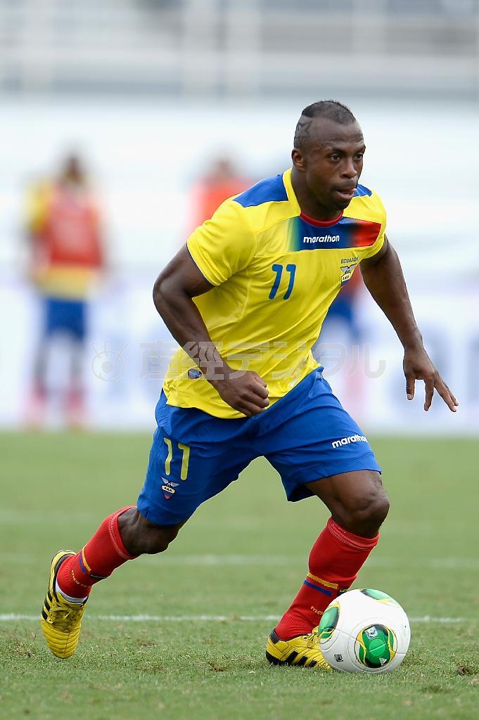 ２０１３年７月に急逝したエクアドルの国民的英雄、クリスティアン・ベニテス＝２０１３年５月２９日、米フロリダ州ボカラトン（ゲッティ＝共同）