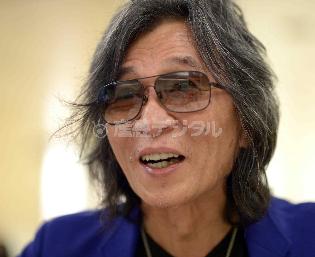 本作は自身初の家族小説。「色んなジャンルを書いてきたからこその集大成」と話す、作家の藤田宜永（よしなが）さん＝２０１４年６月１１日、東京都中央区（大山実撮影）