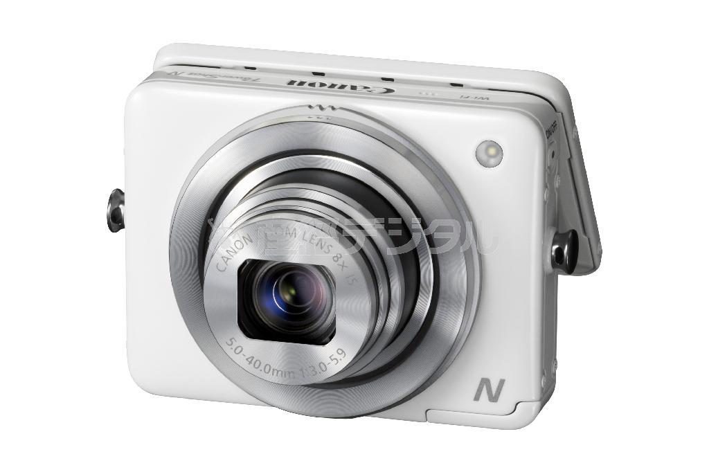 ＰｏｗｅｒＳｈｏｔ＿Ｎ１００。キヤノンオンラインショップ限定販売２万８５５３円＋税（ジャケット％ストラップセット付き、提供写真）。ｈｔｔｐ：／／ｃａｎｏｎ．ｊｐ／