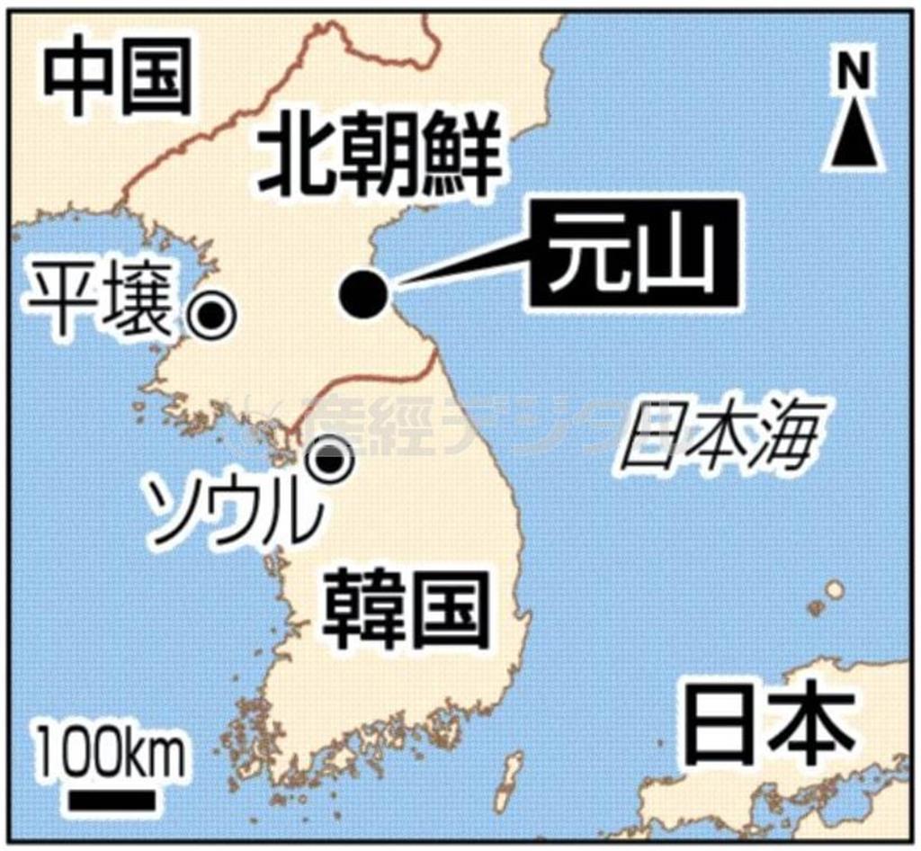 北朝鮮・江原道元山市