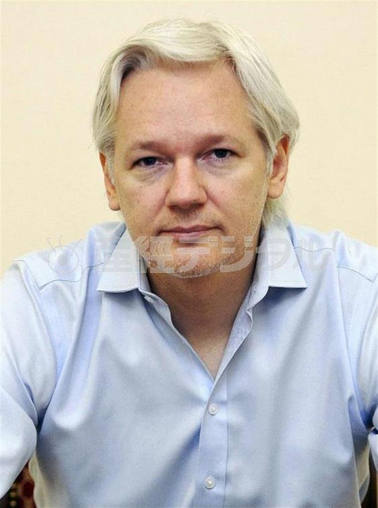 内部告発サイト「ウィキリークス」代表のジュリアン・アサーンジ容疑者（共同）