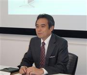 インタビューに応じるソニーの今村昌志業務執行役員＝３０日、東京都品川区