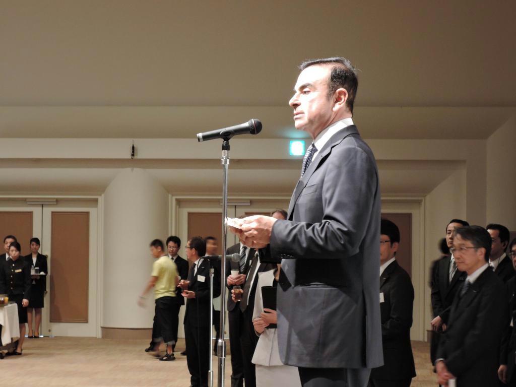 日産自動車のカルロス・ゴーン社長