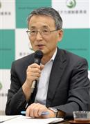 会見で質問に答える原子力規制委員会の田中俊一委員長＝１６日午後、東京都港区の原子力規制庁（鴨川一也撮影）