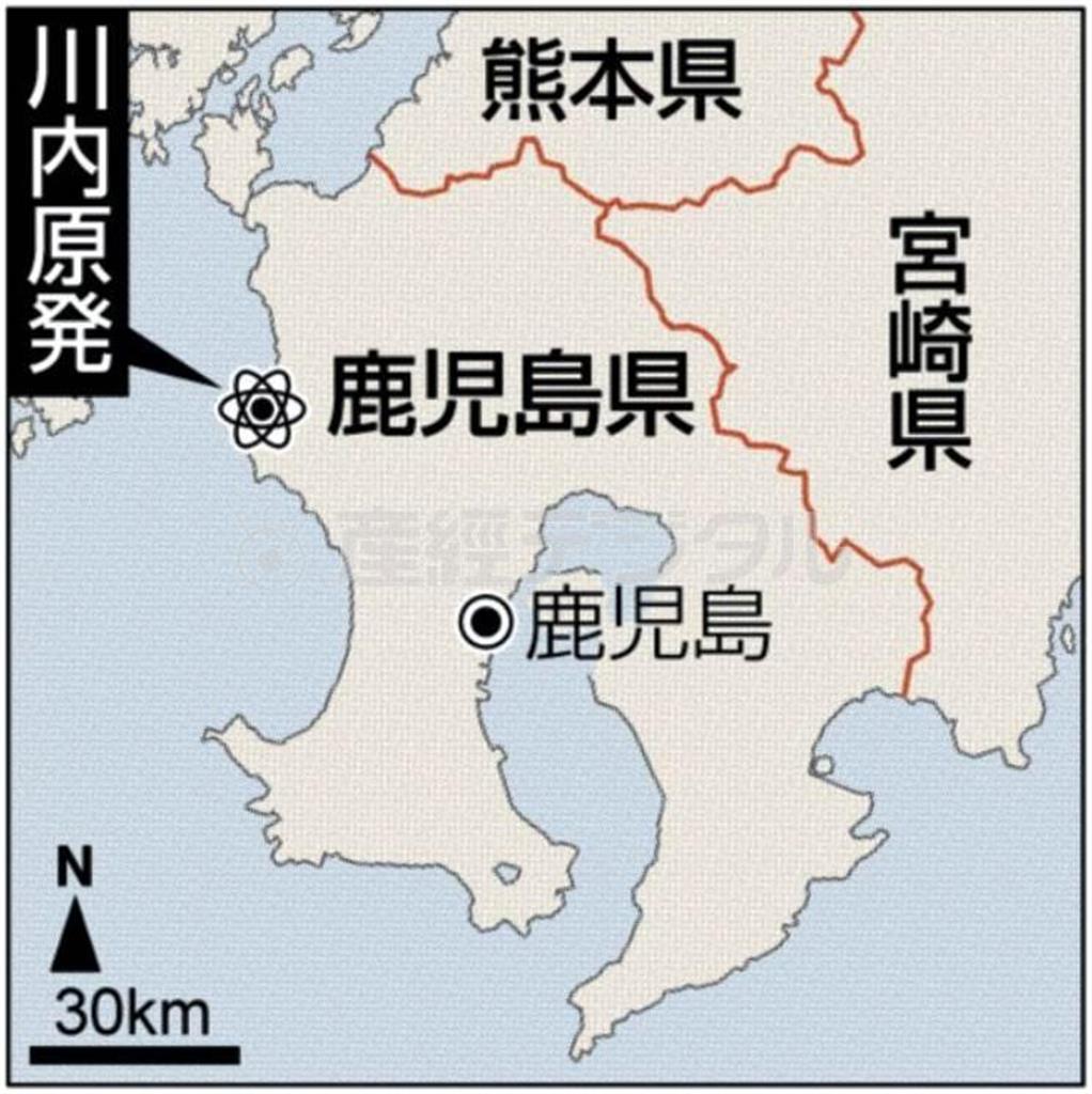 九州電力川内（せんだい）原発＝鹿児島県薩摩川内市