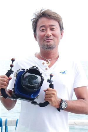海洋フォトジャーナリスト、越智隆治（おち・たかじ）さん＝２０１４年６月１９日（本人提供）