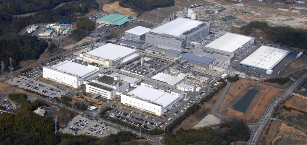 売却の方向で調整している富士通の三重工場＝三重県桑名市