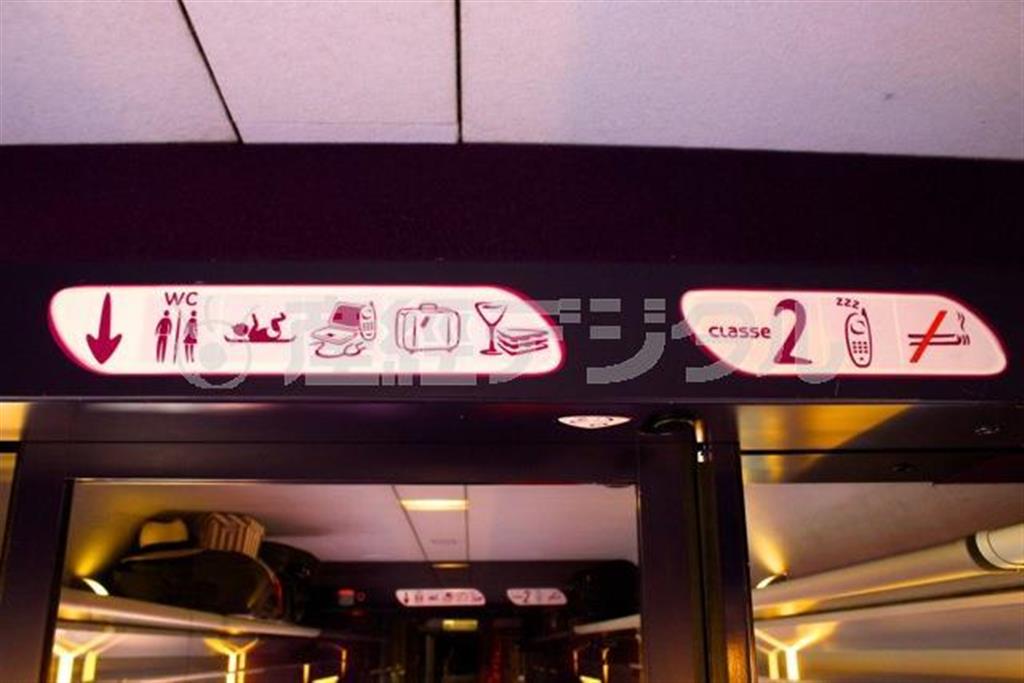 ファッションイラストのようなピクトグラム