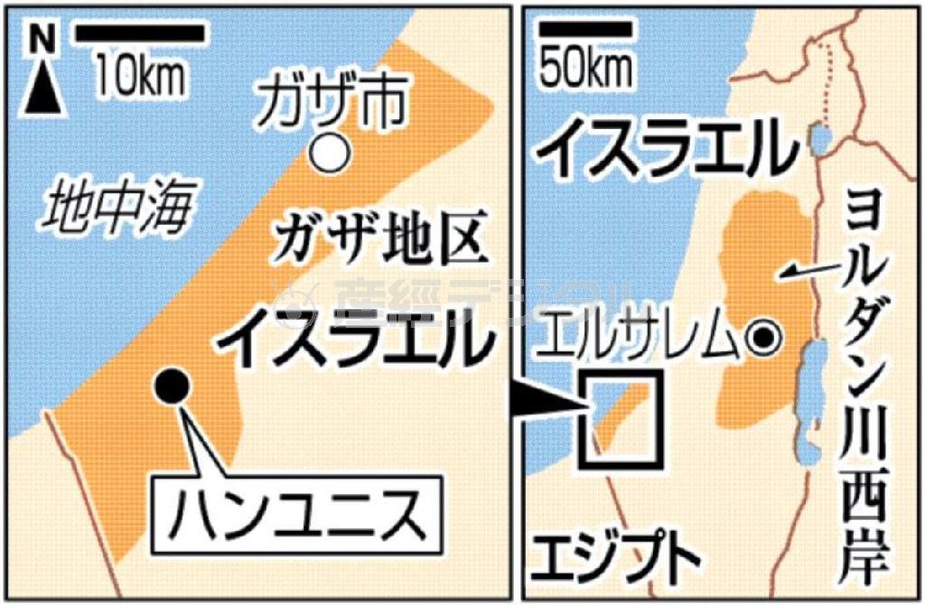 イスラエル・パレスチナ自治区ガザ地区ハンユニス
