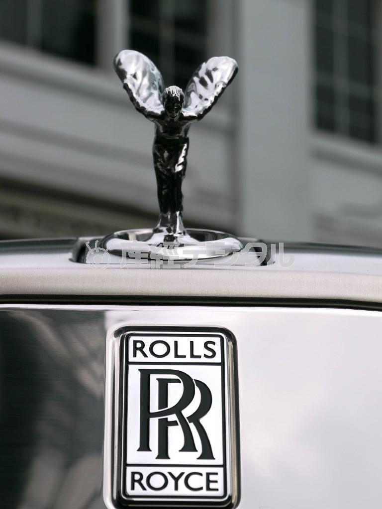 ロールス・ロイスのシンボル、フライングレディ。正式には、「スピリット・オブ・エクスタシー（歓喜の精霊）」と呼ばれる＝２０１４年５月１３日、英国・グッドウッド（内藤泰朗撮影）